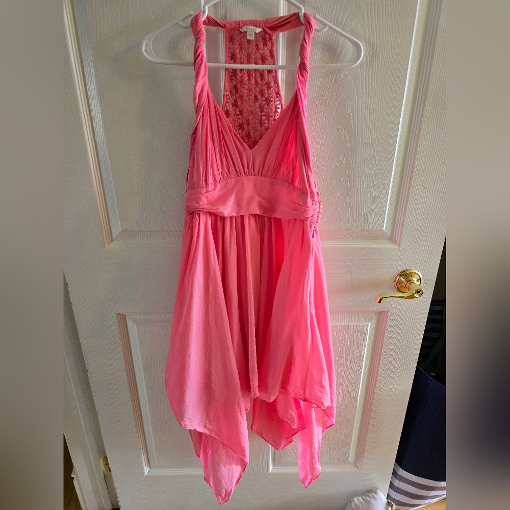 Guess Pink Halter Dress